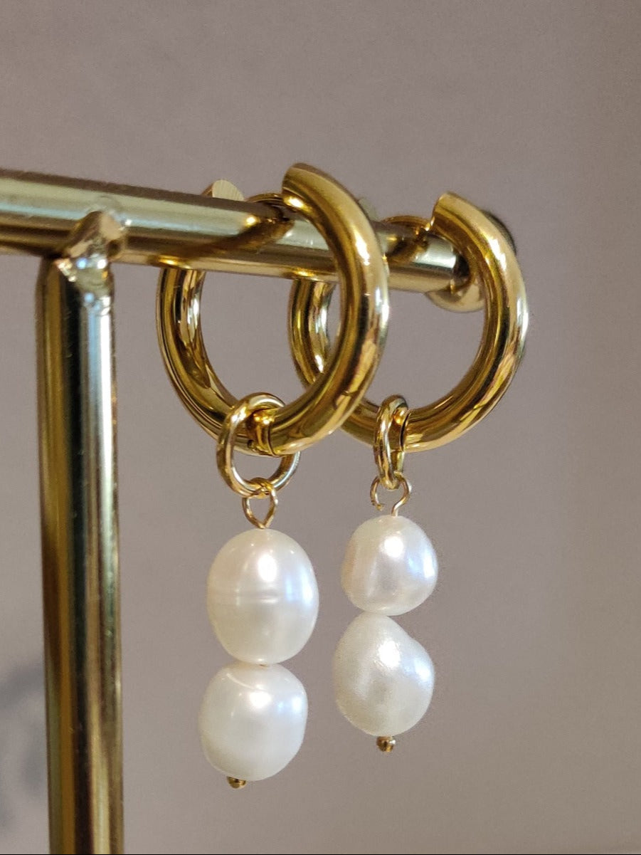 earrings freshwater pearl