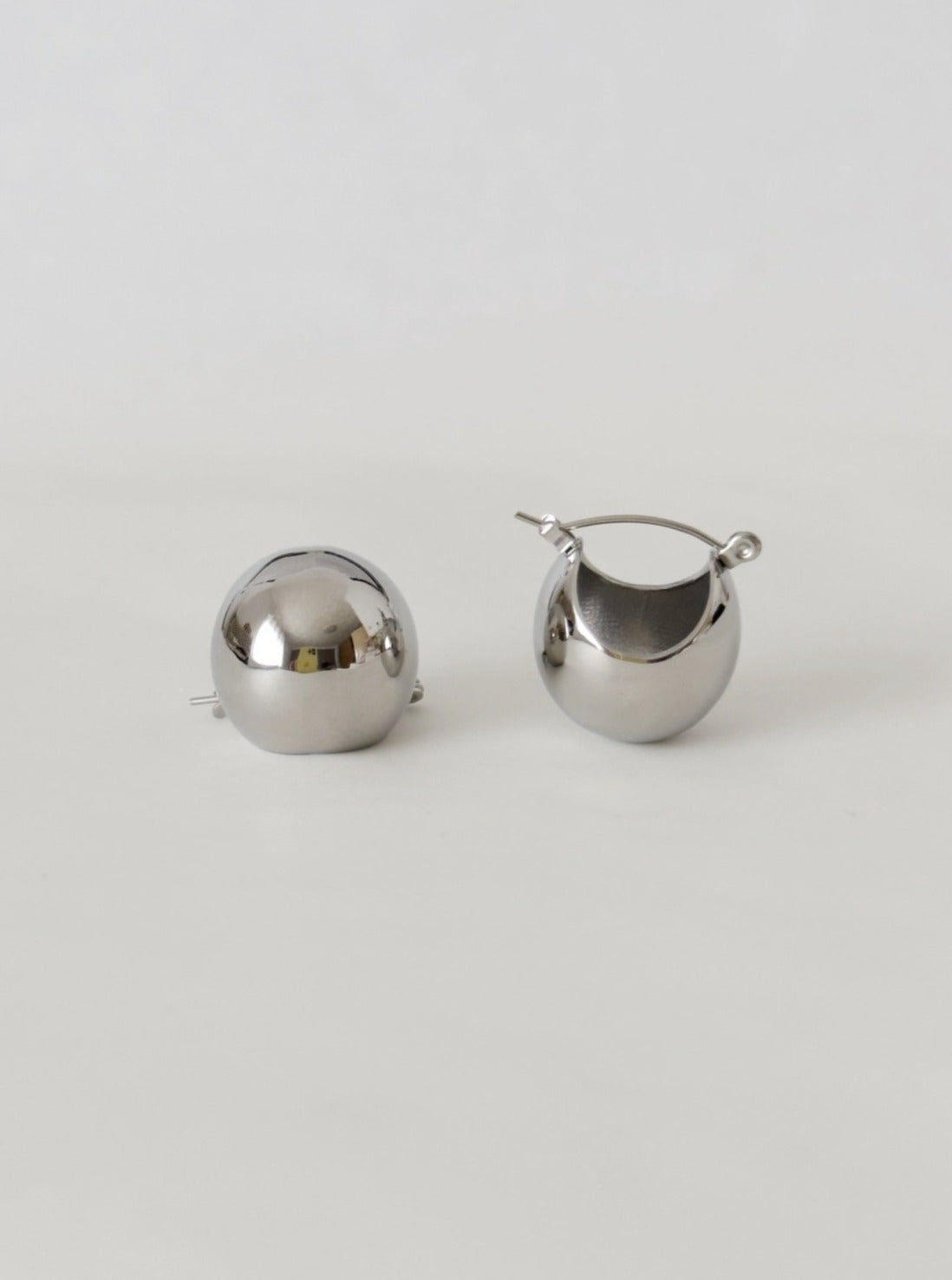 Silver Basket Earrings