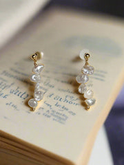 Petal Pearl Earrings