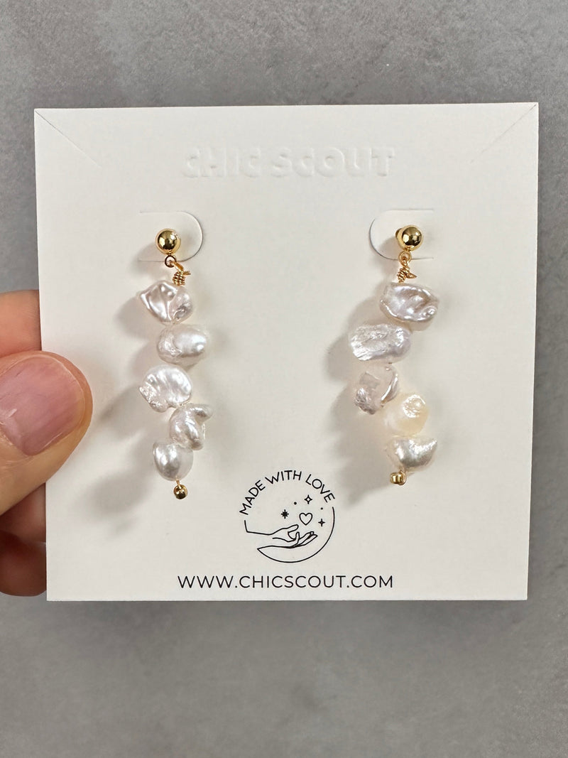 pearl earrings